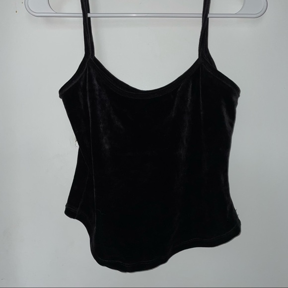 BLACK VELVET CAMI TANK TOP SIZE S - Picture 4 of 5